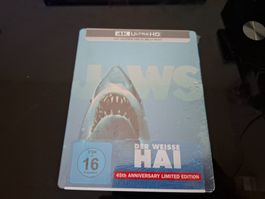 Der Weisse Hai (45.Anniversary 4K & Blu-Ray Steelbook) OVP