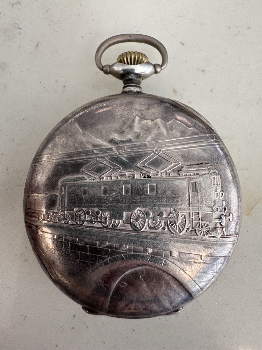 Uhren: Montre gousset Aug. Laager chronomètre – Gebraucht aus Rueyres-les-Prés von fredchallet 1