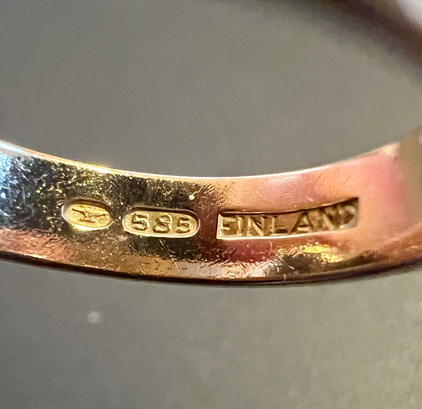 Anelli: Gold-Ring 14K mit Rauchquarz – Usato da Chur venduto da Penting1935 8