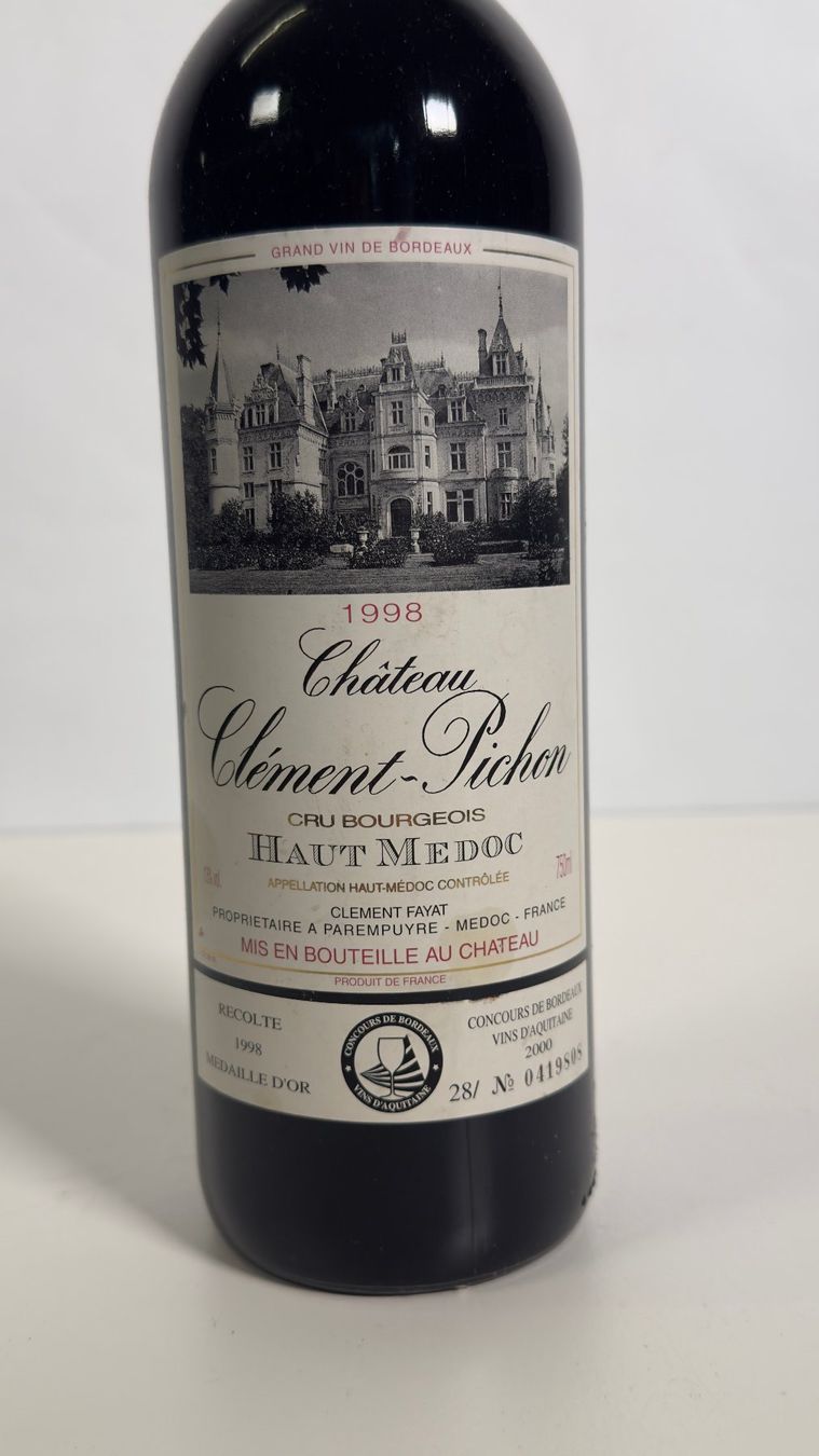 Vino: Château CLÉMENT PICHON, 1998, 1Fl – Usato da Zürich venduto da Hedwig-steig 1