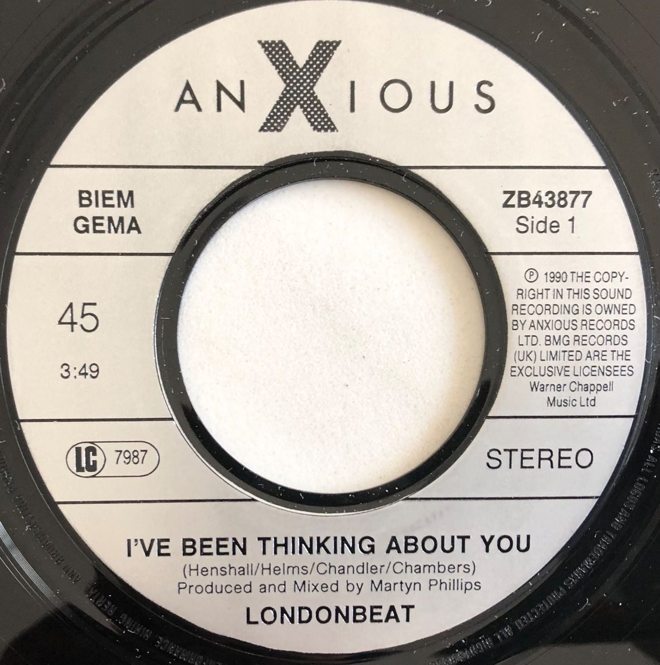 Dischi in vinile: LONDONBEAT - I'VE BEEN THINKING ABOUT YOU – Usato da Poliez-Pittet venduto da Newtown-Records 2