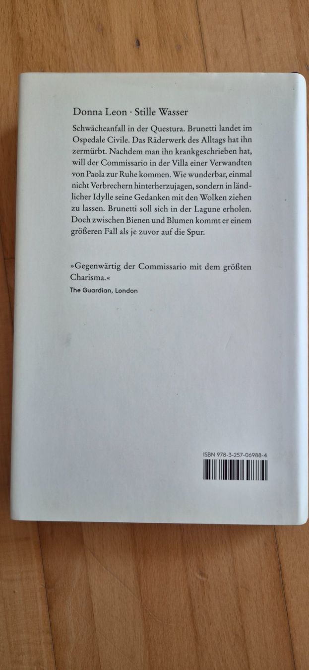 Libri: Donna Leon "Stille Wasser" Hardcover – Nuovo (secondo la descrizione) da Kollbrunn venduto da Bobibau 2