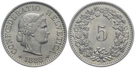 5 Rappen 1888 (05)