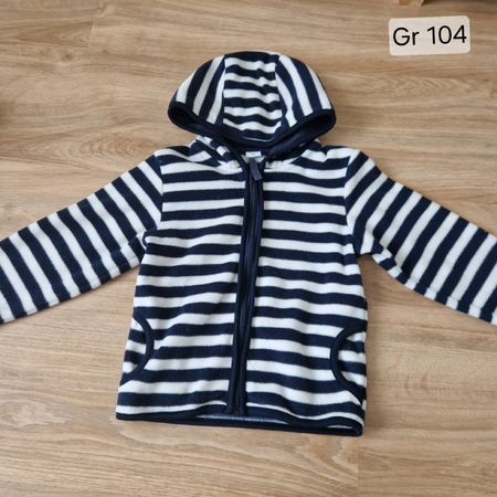 Kuschlige Fleecejacke mit Kapuze, Gr. 104