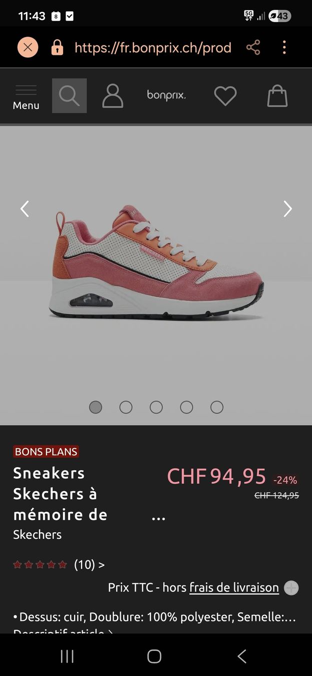 Skechers Chaussures femmes: Baskets Skechers neuves – Neuf (Voir description) à Choëx par NKim 3