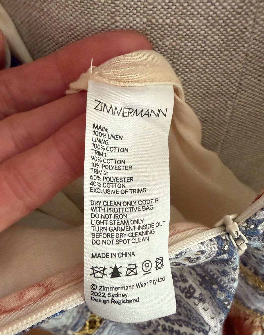 Zimmermann Kleider: Zimmermann Sommerkleid  Muster neuwertig – Gebraucht aus Flaach von sara1331 6