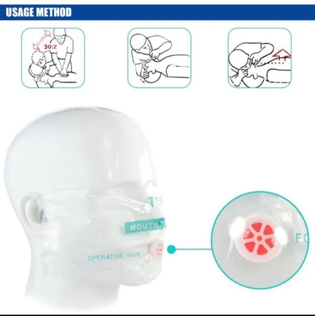 Attrezzature mediche: Beatmungstuch/Erste Hilfe/First Aid – Nuovo e nell'imballaggio originale da Freienbach venduto da SwissTopDeals 2