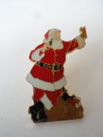 Coca Cola Sammler Pin, Anstecker, Santa Claus, Neuwertig!