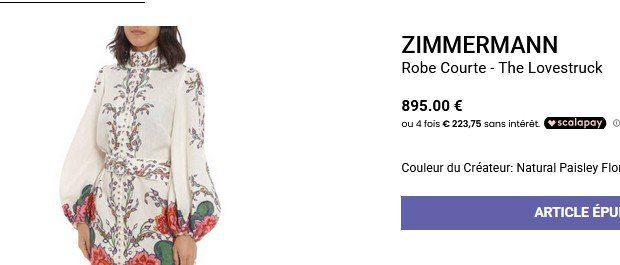 Zimmermann Camicette: Zimmermann Bluse - Kleid /  chemisier - robe S / 0 – Usato da Collonges venduto da Auganien 4