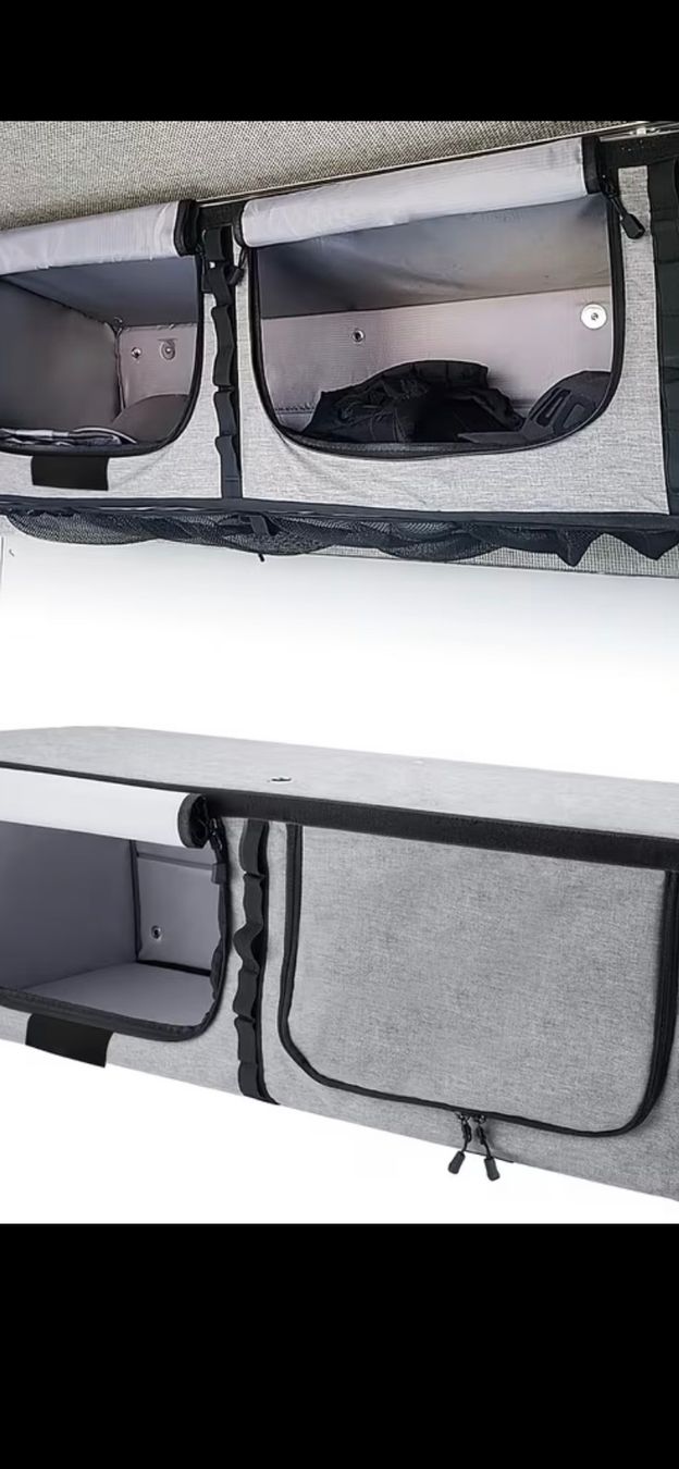 Accessori: Faltbare Aufbewahrungsbox mit zwei Fächern grau 91cm – Nuovo e nell'imballaggio originale da Rorschach venduto da delia84 1