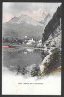 Seewen am Lowerzersee colorierte Teilansicht