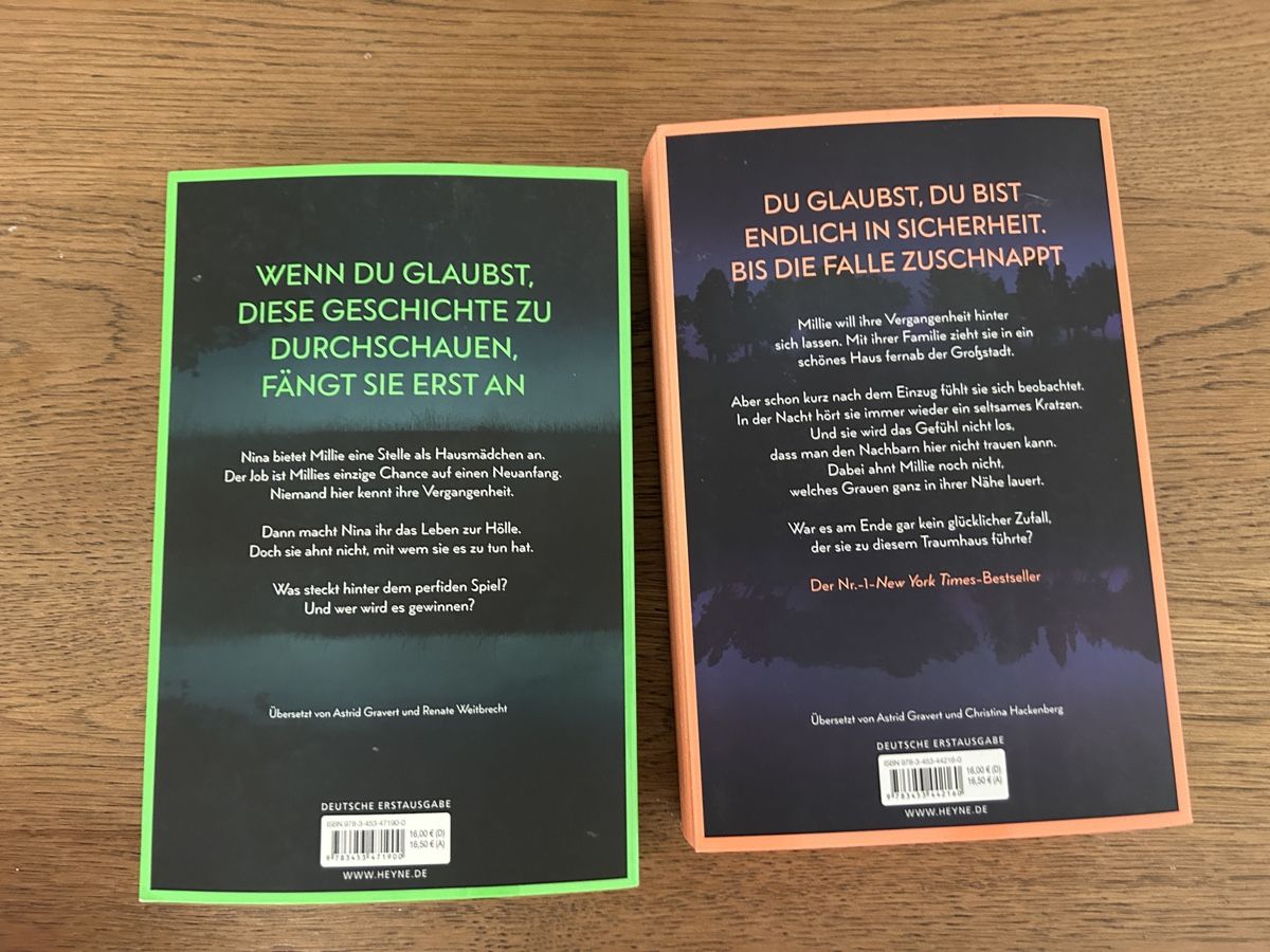 Libri: Freida McFadden "Wenn sie wüsste" "Sie wird dich finden“ – Usato da Pieterlen venduto da cel_l2dt 1