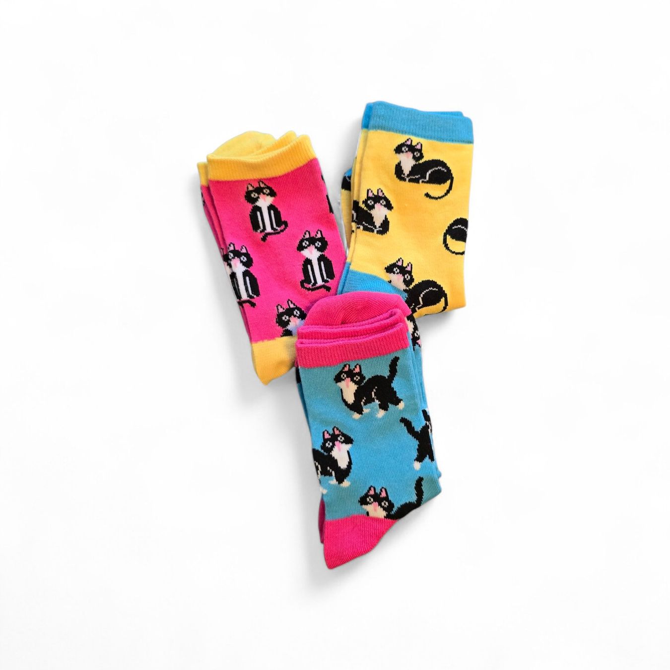Socken: 3er-Set Socken Katzen / Cats – Neu und originalverpackt aus Zürich von amysmith