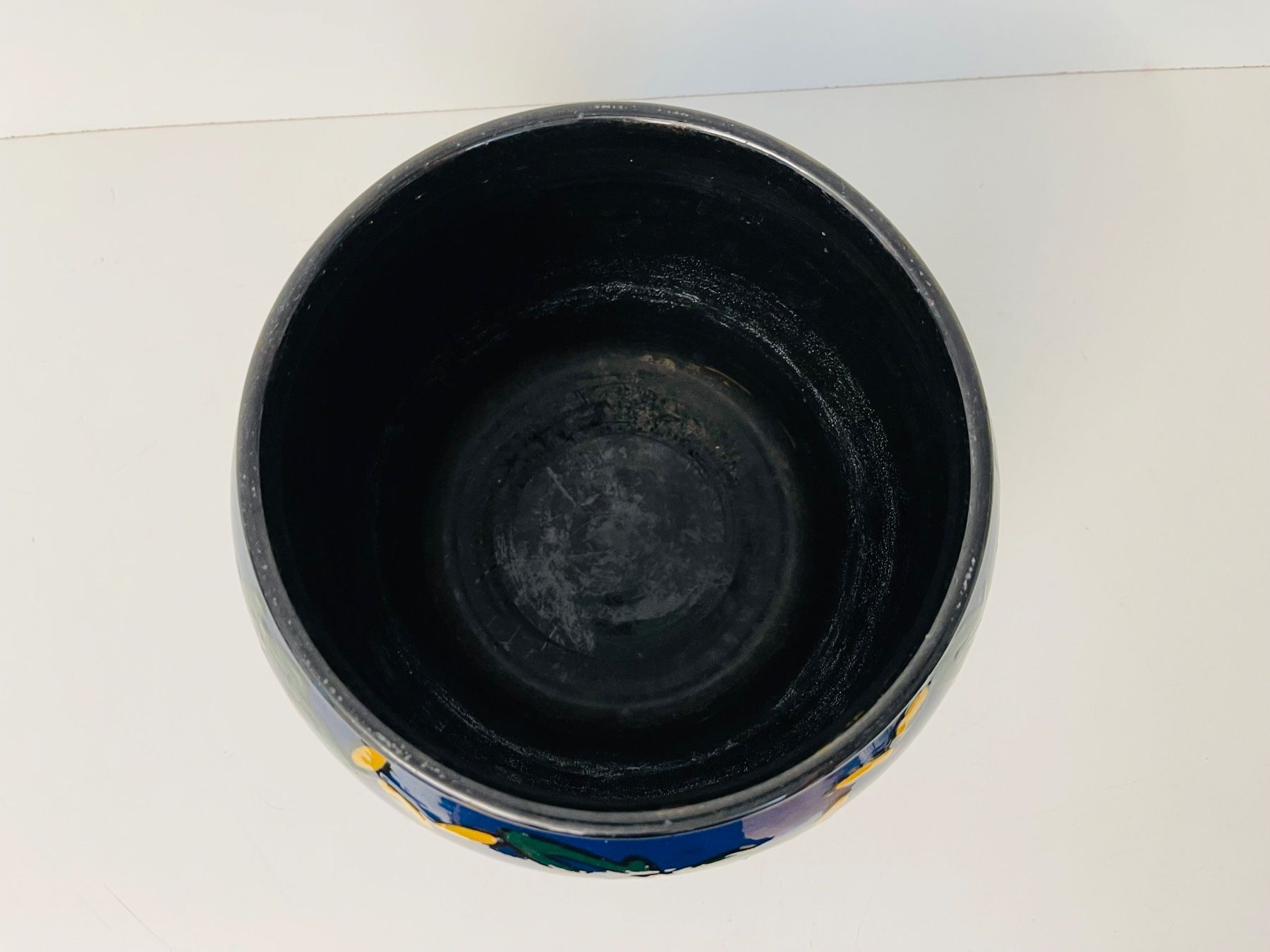 Vasi & Recipienti: Blaue Keramik Vase handbemalt – Usato da Zürich venduto da Arche_Brockenhaus 7