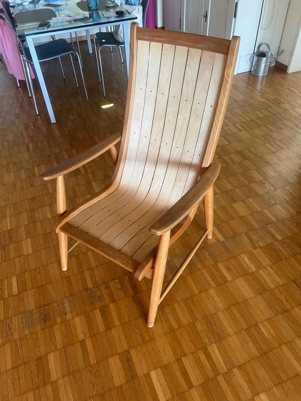Sessel: Skandinavischer Designer-Lehnstuhl – Gebraucht aus Zürich von Ciccio57 3