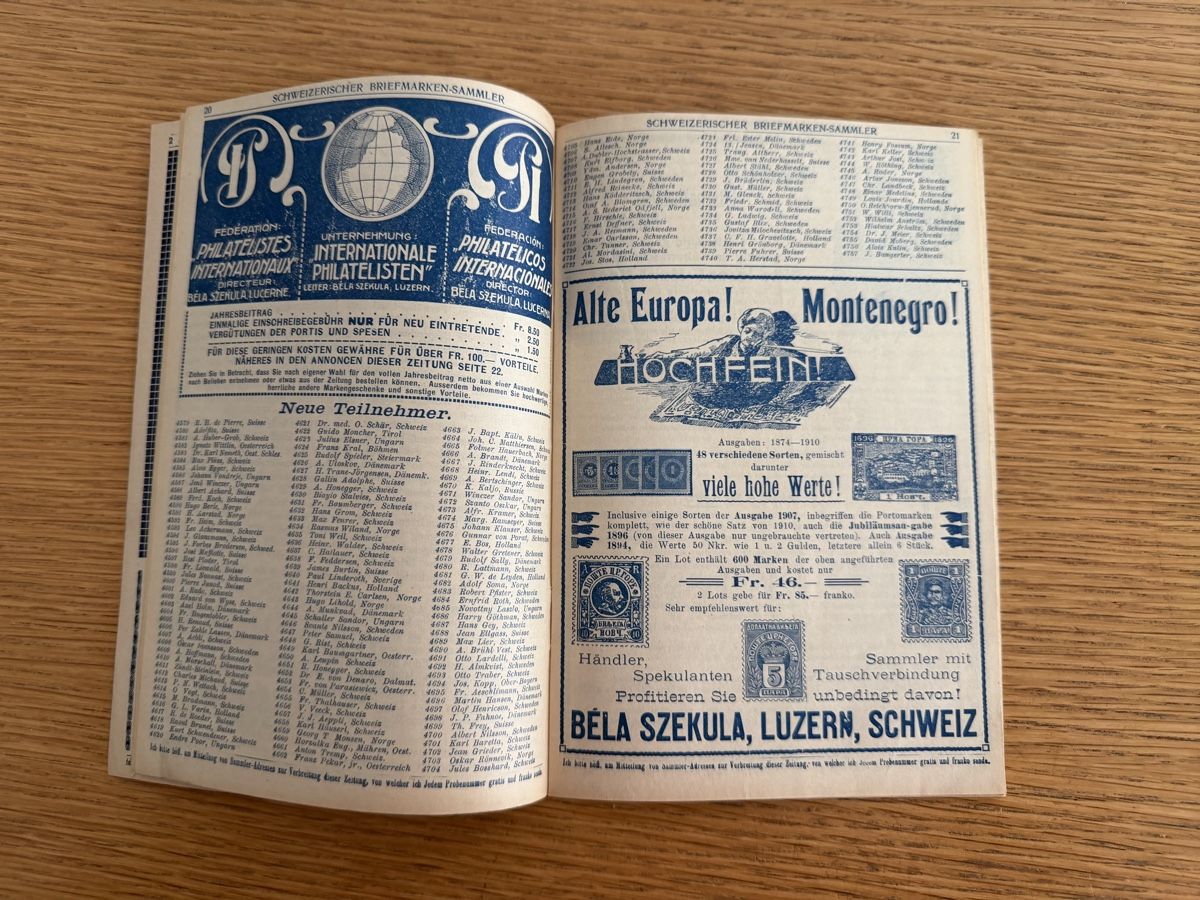 Alle Briefmarken: Schweizerischer Briefmarken Sammler Sommer 1917  – Gebraucht aus Murgenthal von Tina_4055 3