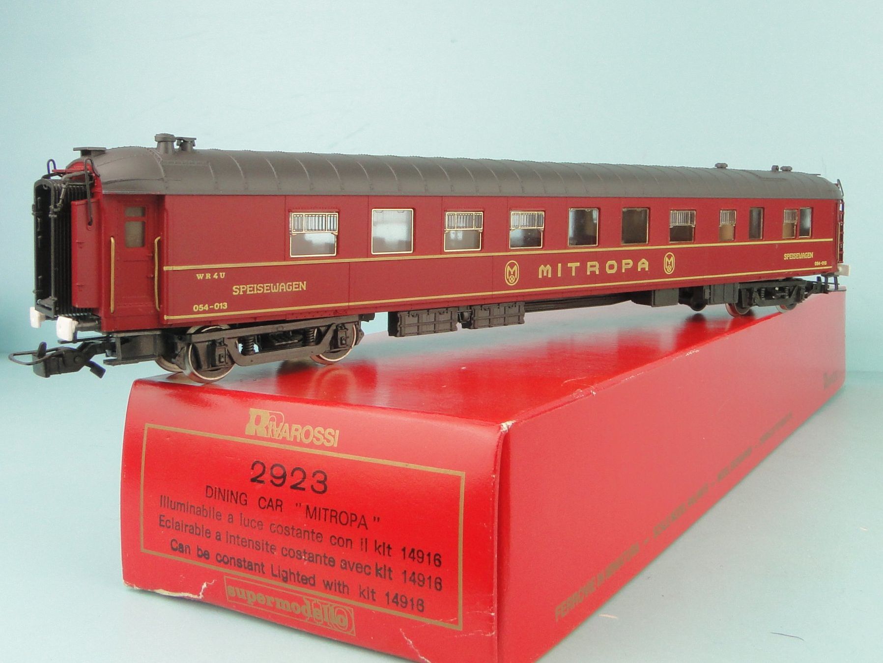 Rivarossi Modelleisenbahnen: Rivarossi H0 2923 Dining Car Mitropa – Gebraucht aus Bülach von cann11