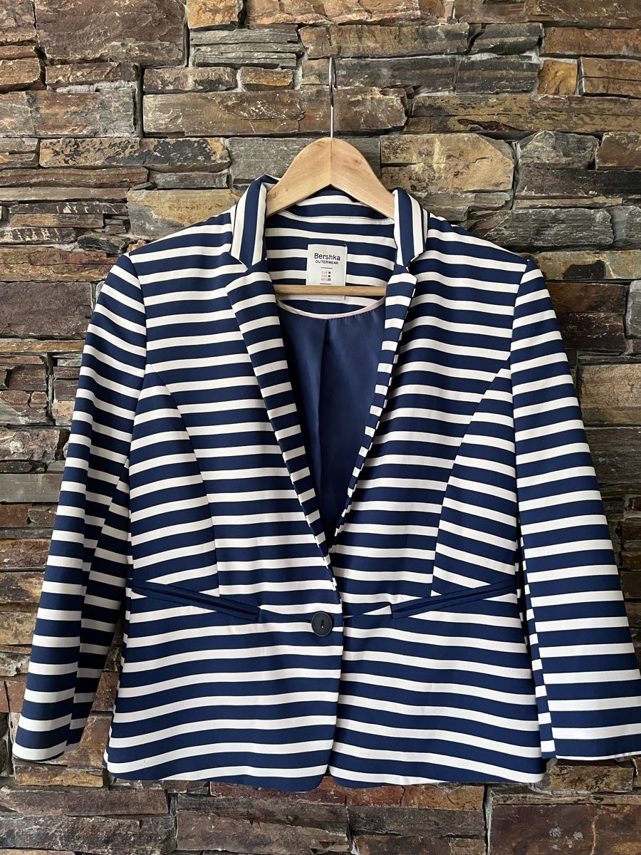 Bershka Vestes: Blazer gestreift Bershka – D'occasion à Winkel par Mandarinchen9