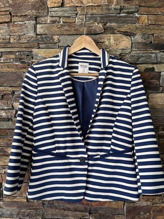 Blazer gestreift Bershka