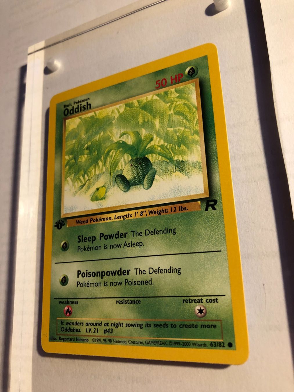 Carte collezionabili: Oddish 1st Team Rocket - MINT - ab 1.- – Usato da Giubiasco venduto da dan_pr8b 2