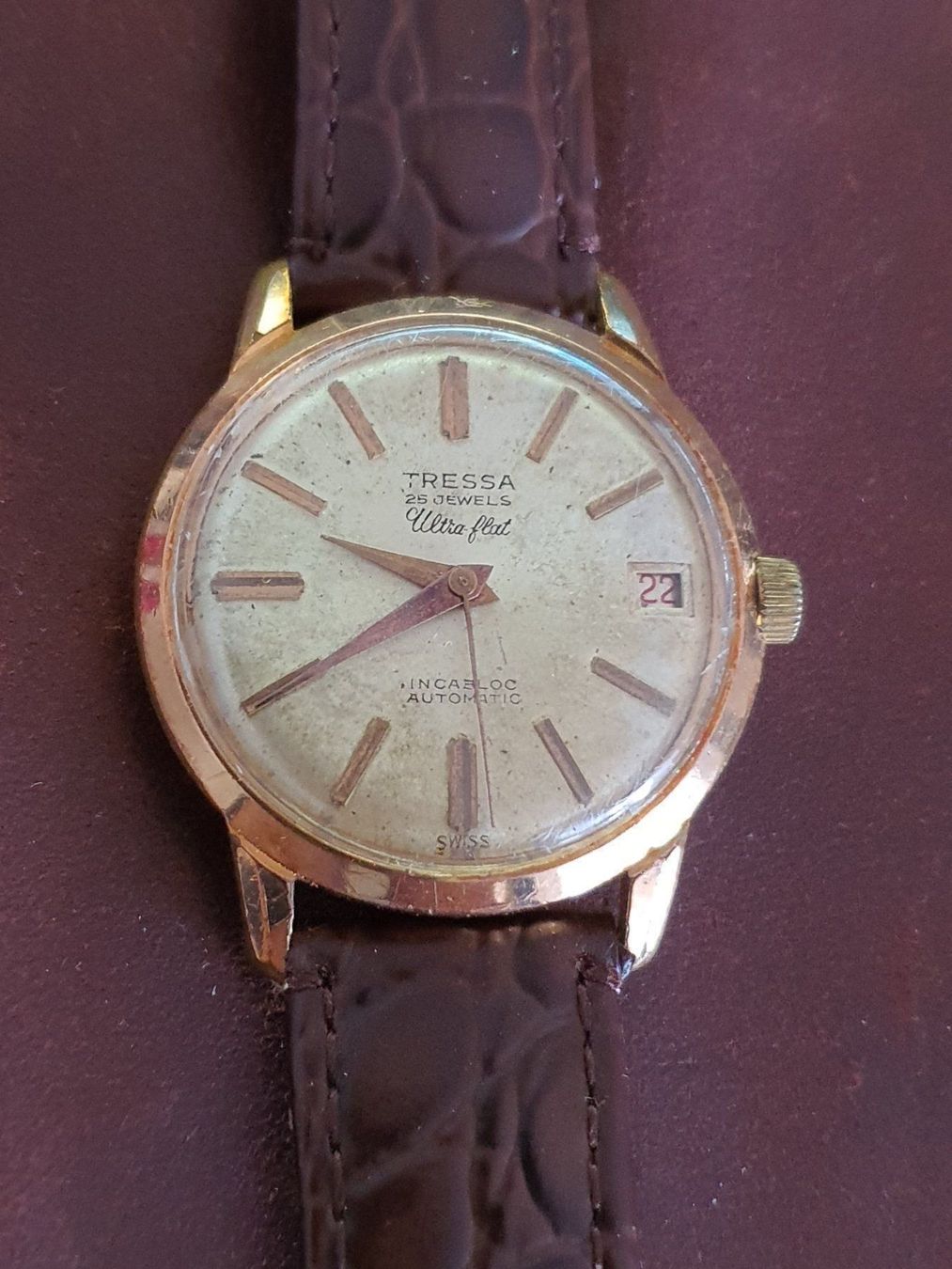 Uhren: Tressa Ultra Flat Automatic – Gebraucht aus Uster von Allezeit 1