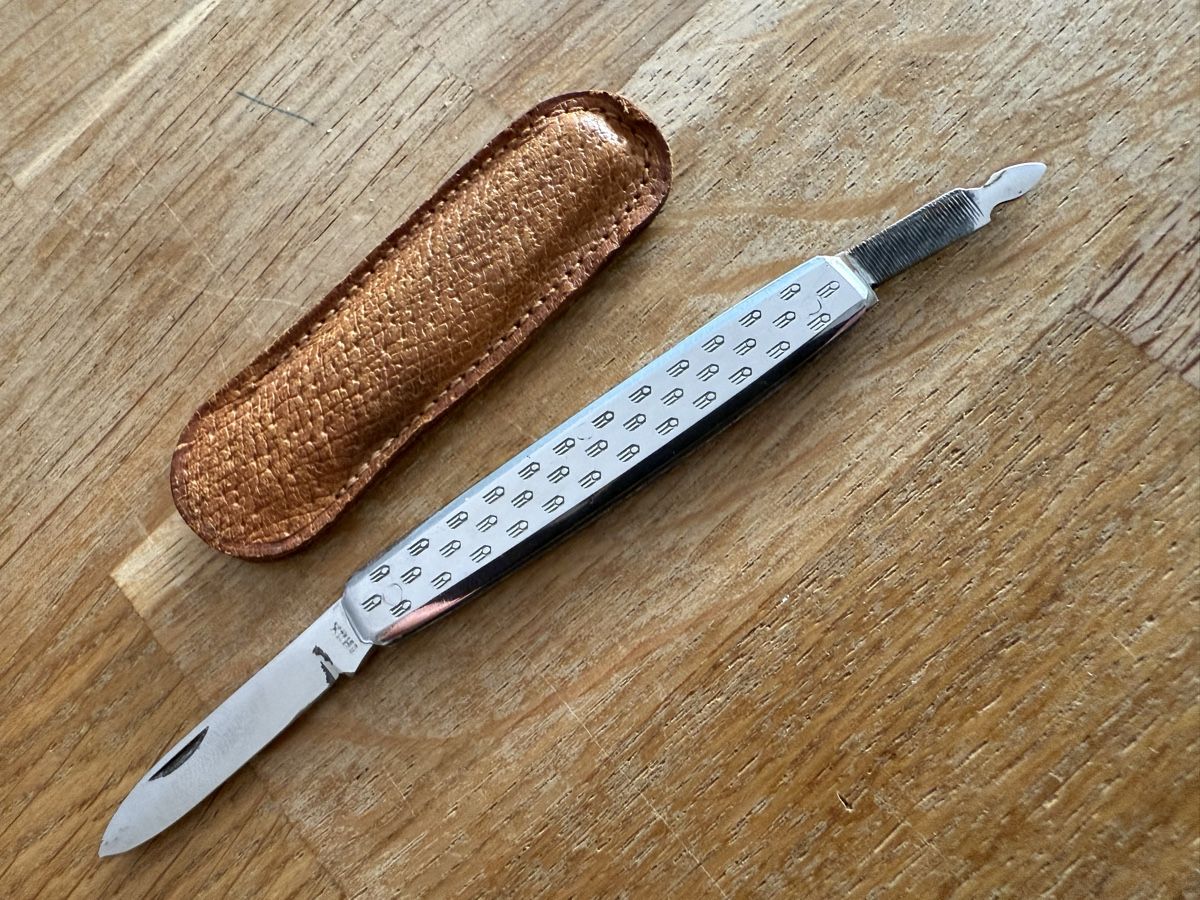 Taschenmesser: Antikes Taschenmesser Sackmesser Metal – Gebraucht aus Goldach von Messerguru 2