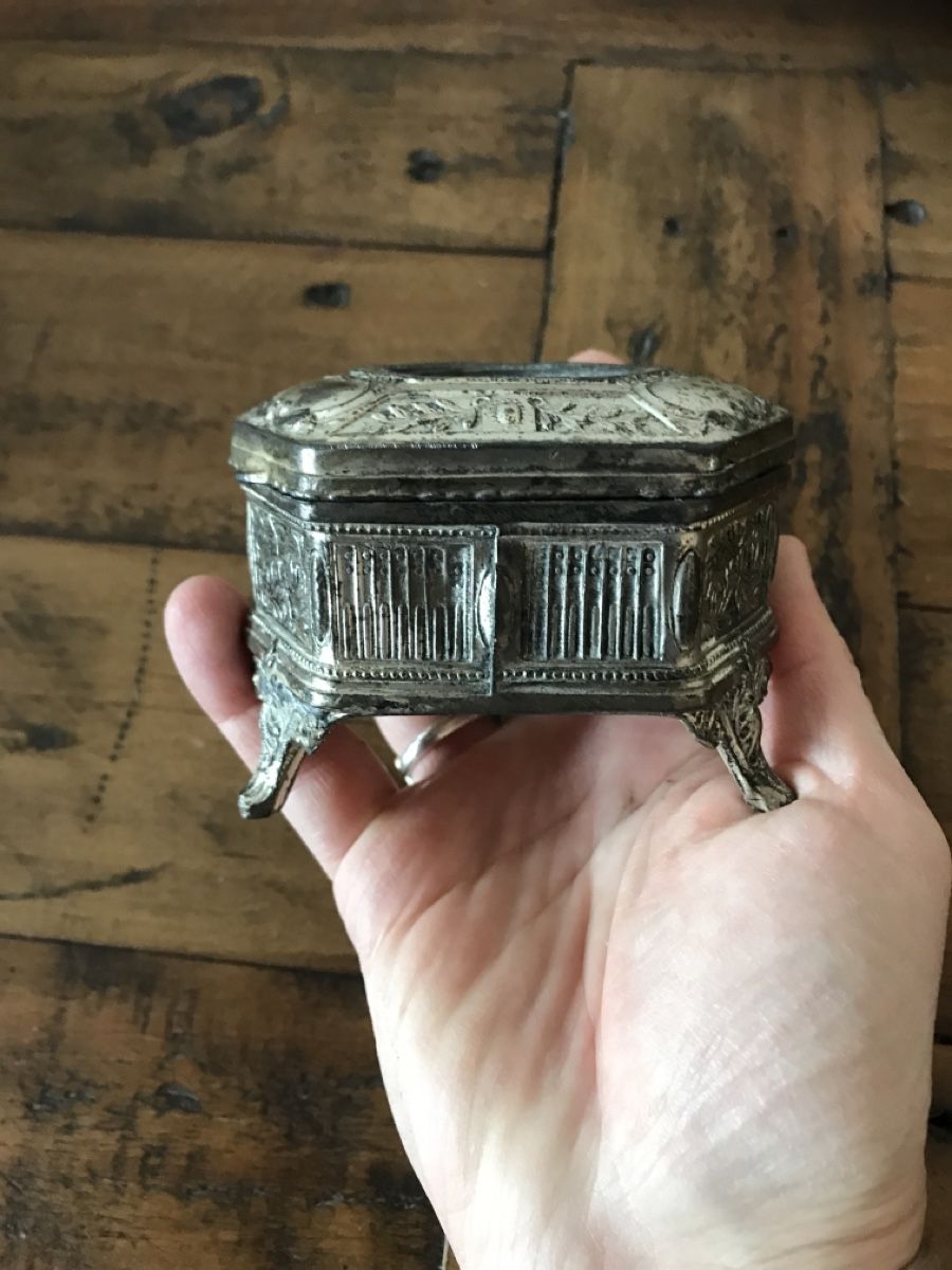 Portagioie: Alte Schmuck Schatulle Dose – Usato da Rapperswil SG venduto da cosiba01 1