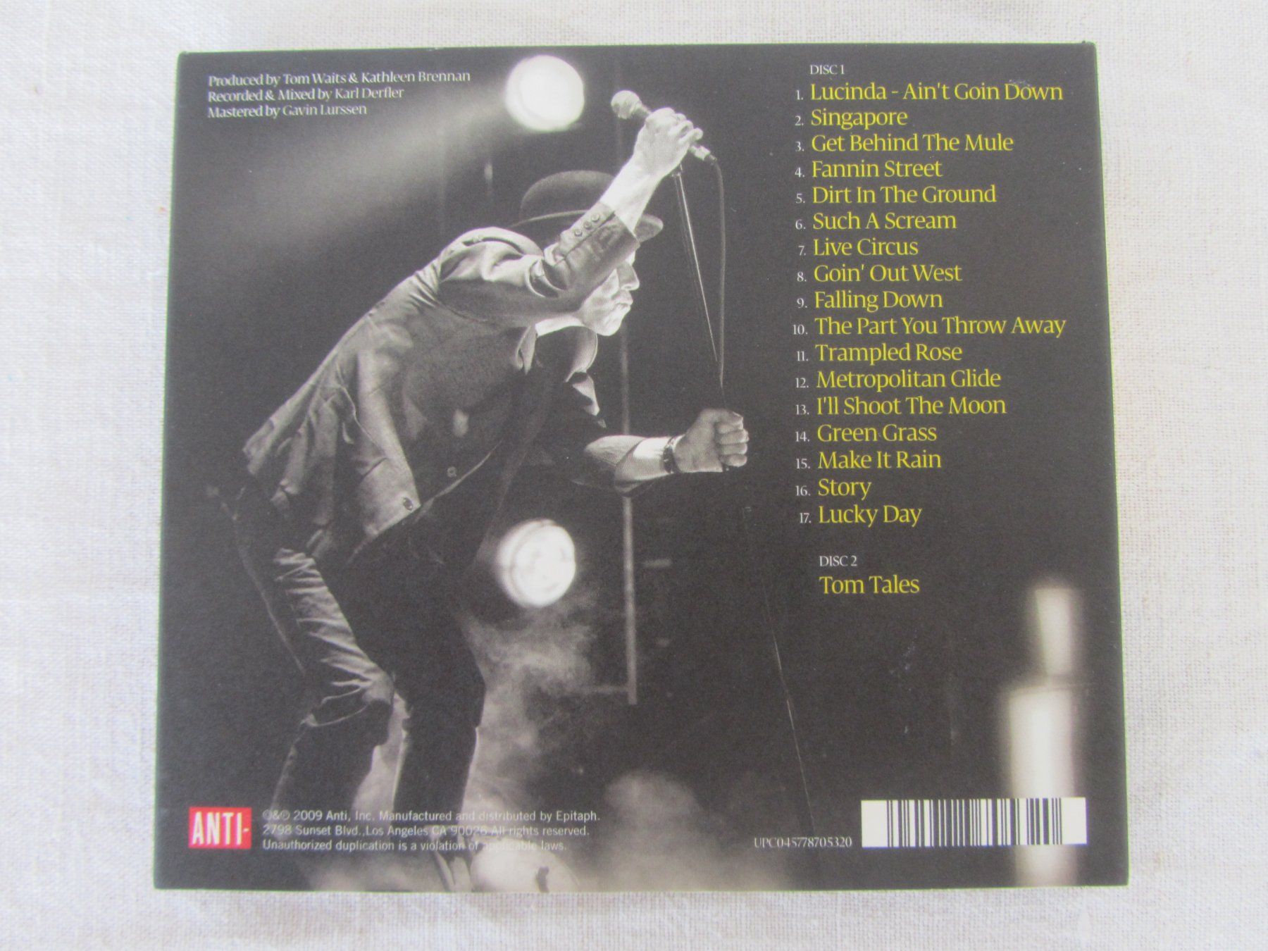 CD: TOM WAITS:  Glitter & Doom Live – Usato da Seengen venduto da mikelele 2