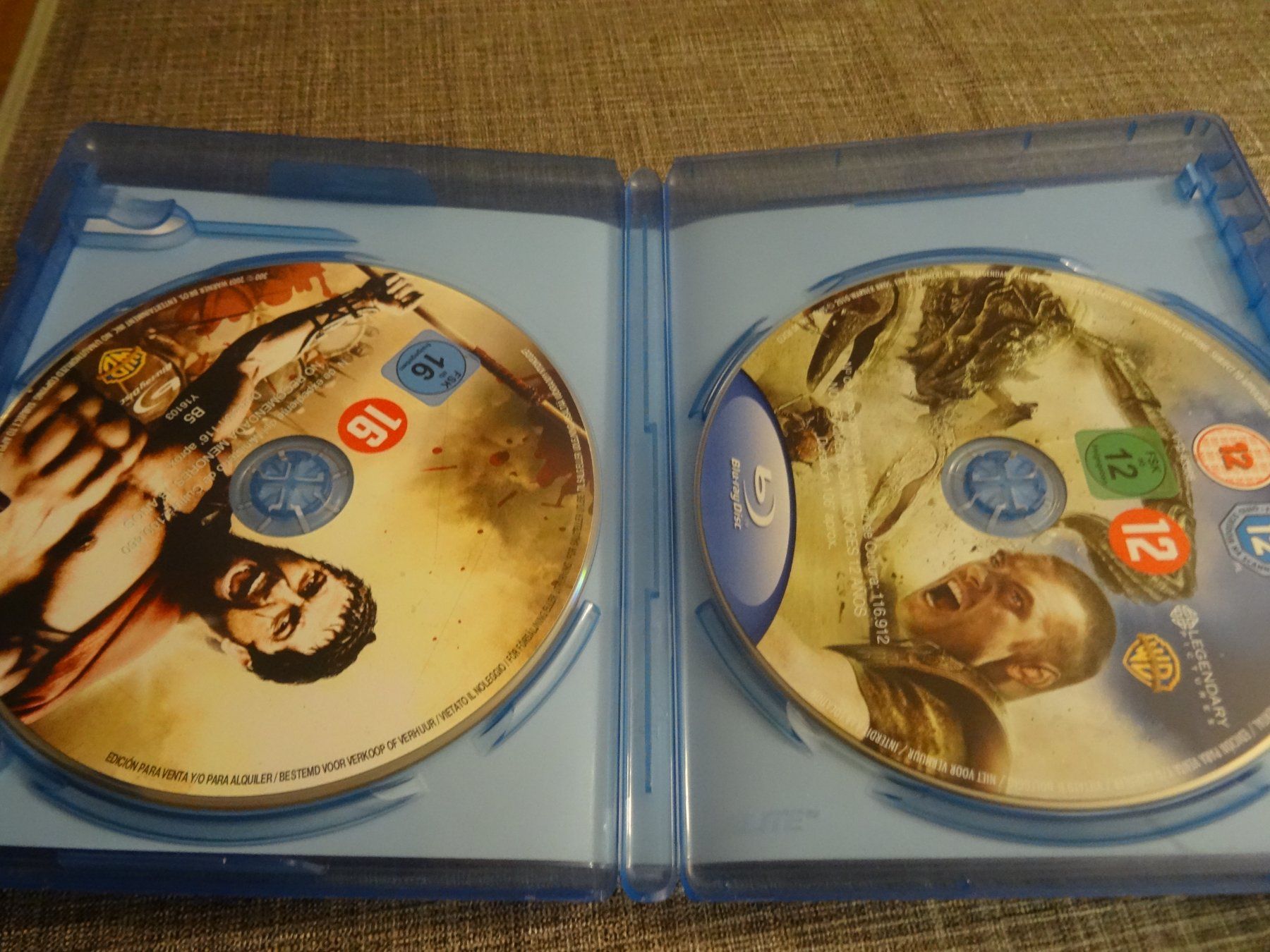 Tutti i DVDs: Kampf der Titanen & 300 - Blu-Ray Doppelpack – Usato da Olten venduto da Disc-Verkauf 1