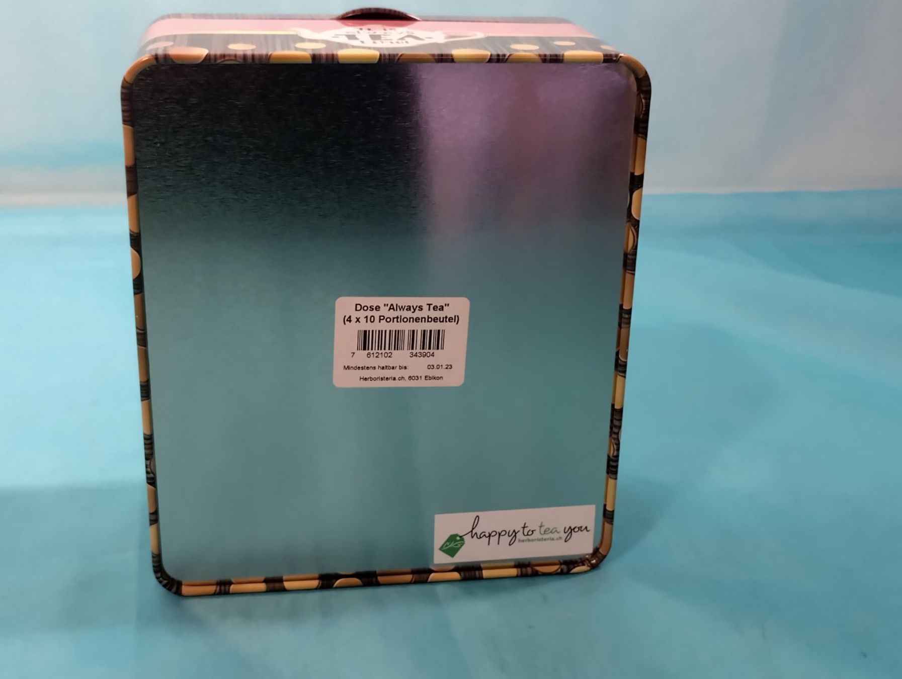 Altro per la casa: Blechbüchse für Tee, 4 Abteile – Nuovo (secondo la descrizione) da Bellach venduto da JingleCherry 2
