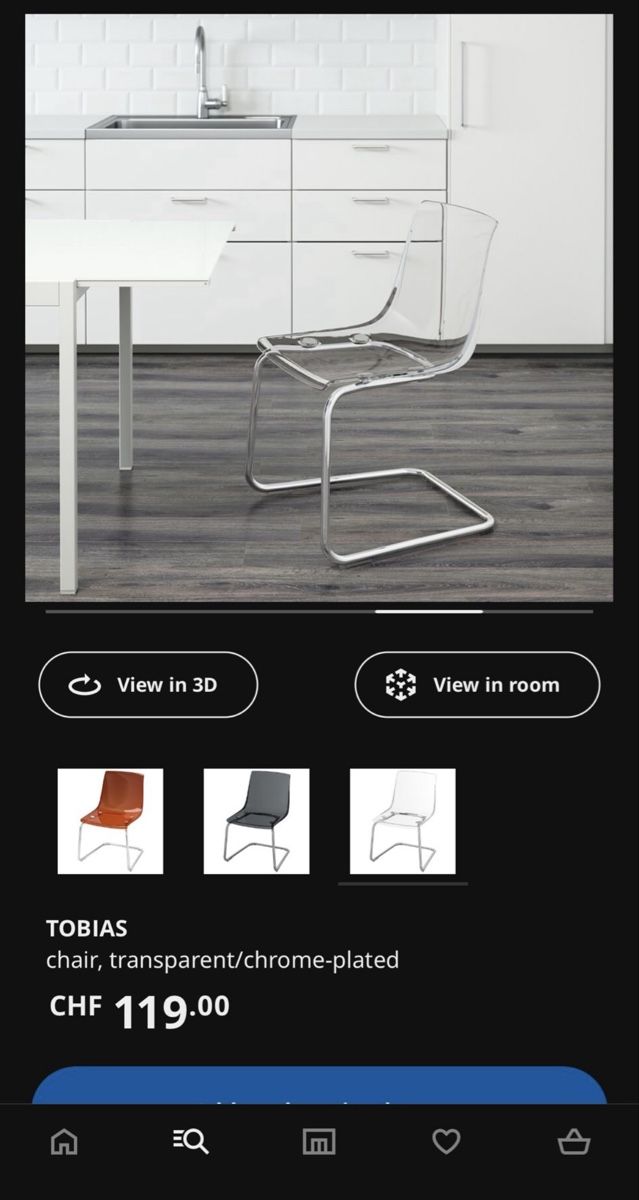 Chaises: 4 x Tobias Ikea chairs – D'occasion à Basel par mai_hw2r 2