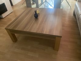 Klubtisch Neu Nussbaumfarbig
