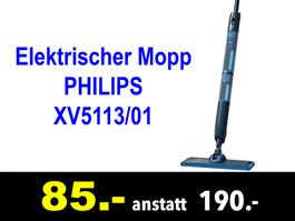 🔴 Elektrischer Mopp PHILIPS XV5113/01 /377B