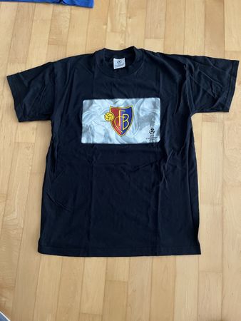 T-Shirt Schwarz FC Basel Champions League Grösse M