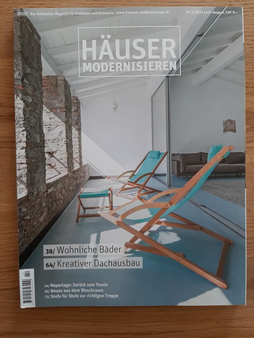 Riviste & Magazine: Häuser modernisieren Juni - August 2021 – Nuovo (secondo la descrizione) da Affoltern am Albis venduto da Sabinezc
