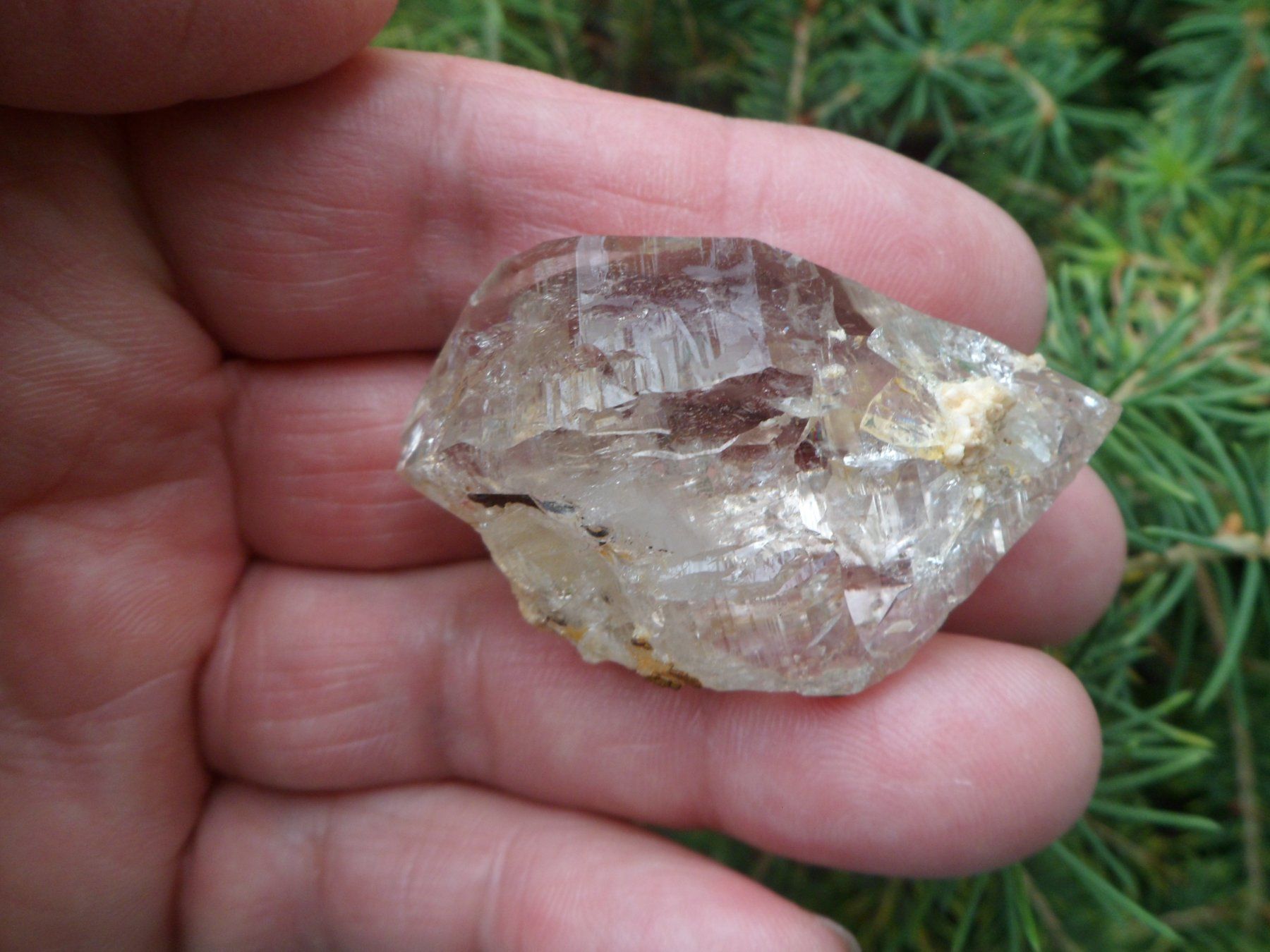 Minerali & Pietre curative: Bergkristall Doppelender Schweiz – Usato da Affoltern am Albis venduto da Fossil60 1
