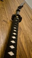 Katana Schwert schwarz mit Ständer guter Zustand