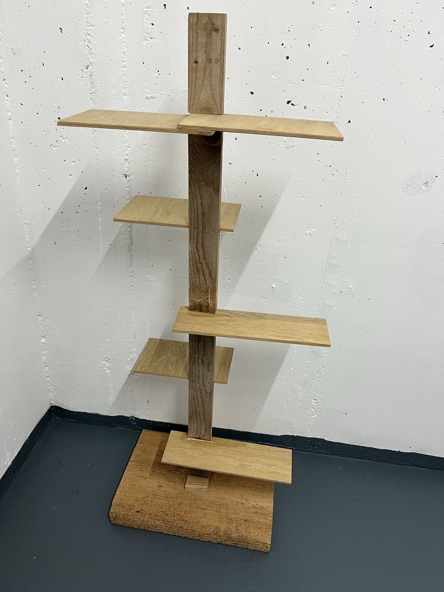 Articoli in legno: Kleine, selbst gemachte Katzentrepoe – Usato da Arch venduto da Baloo11