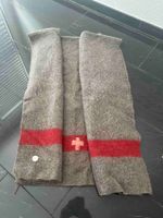 Schweizer Armee Wolldecke mit Plakette.