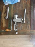Alexanderwerk Fleischwolf Nr.8, Aluminium, Retro Kurbel,