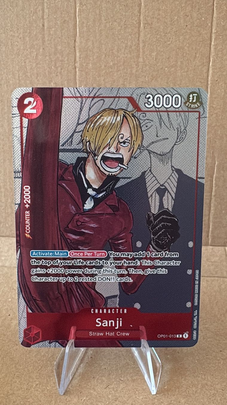 Bandai Carte collezionabili: One Piece TCG - OP01-013 Sanji – Nuovo (secondo la descrizione) da Birsfelden venduto da alex4127