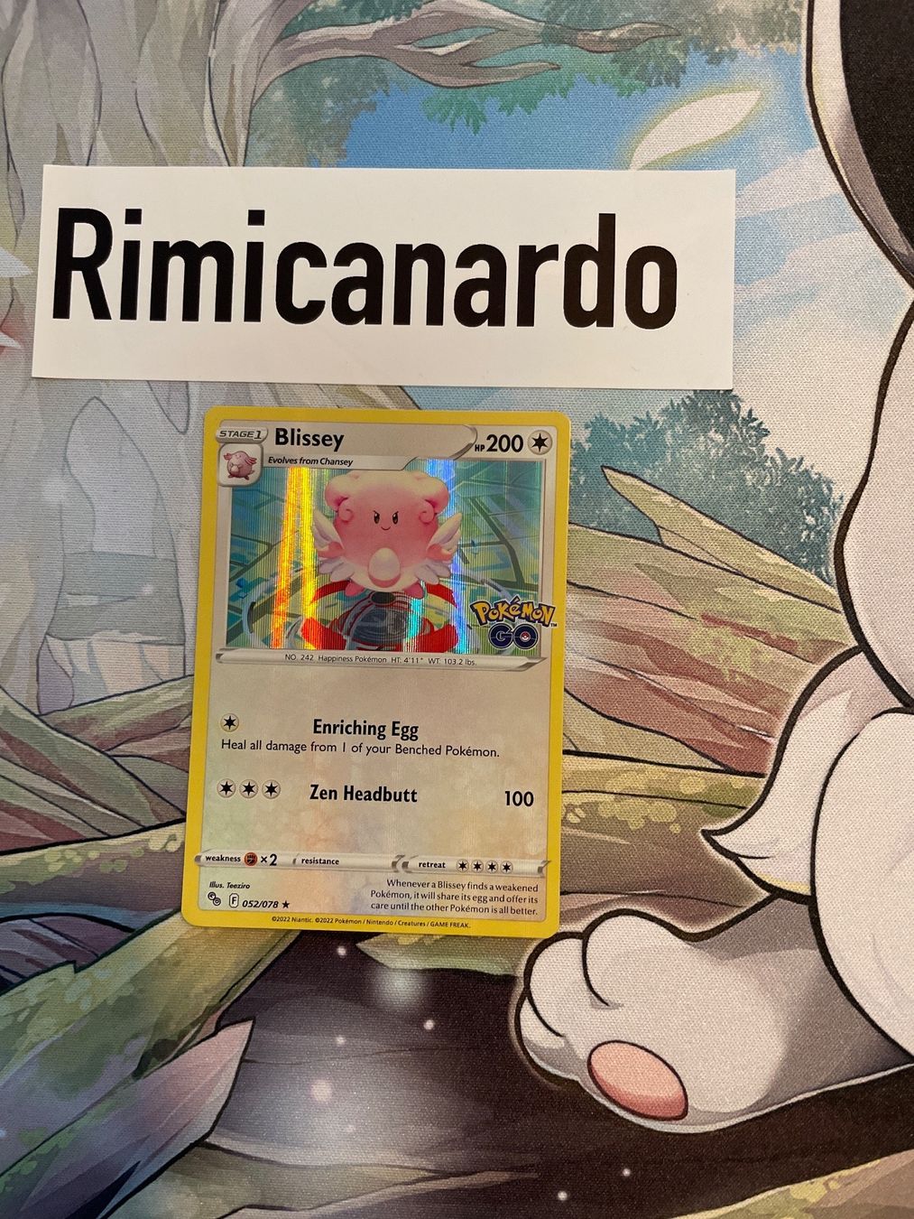 Pokémon Carte collezionabili: 052/078 Blissey holo Pokemon Go EN – Usato da Niederweningen venduto da rimicanardo