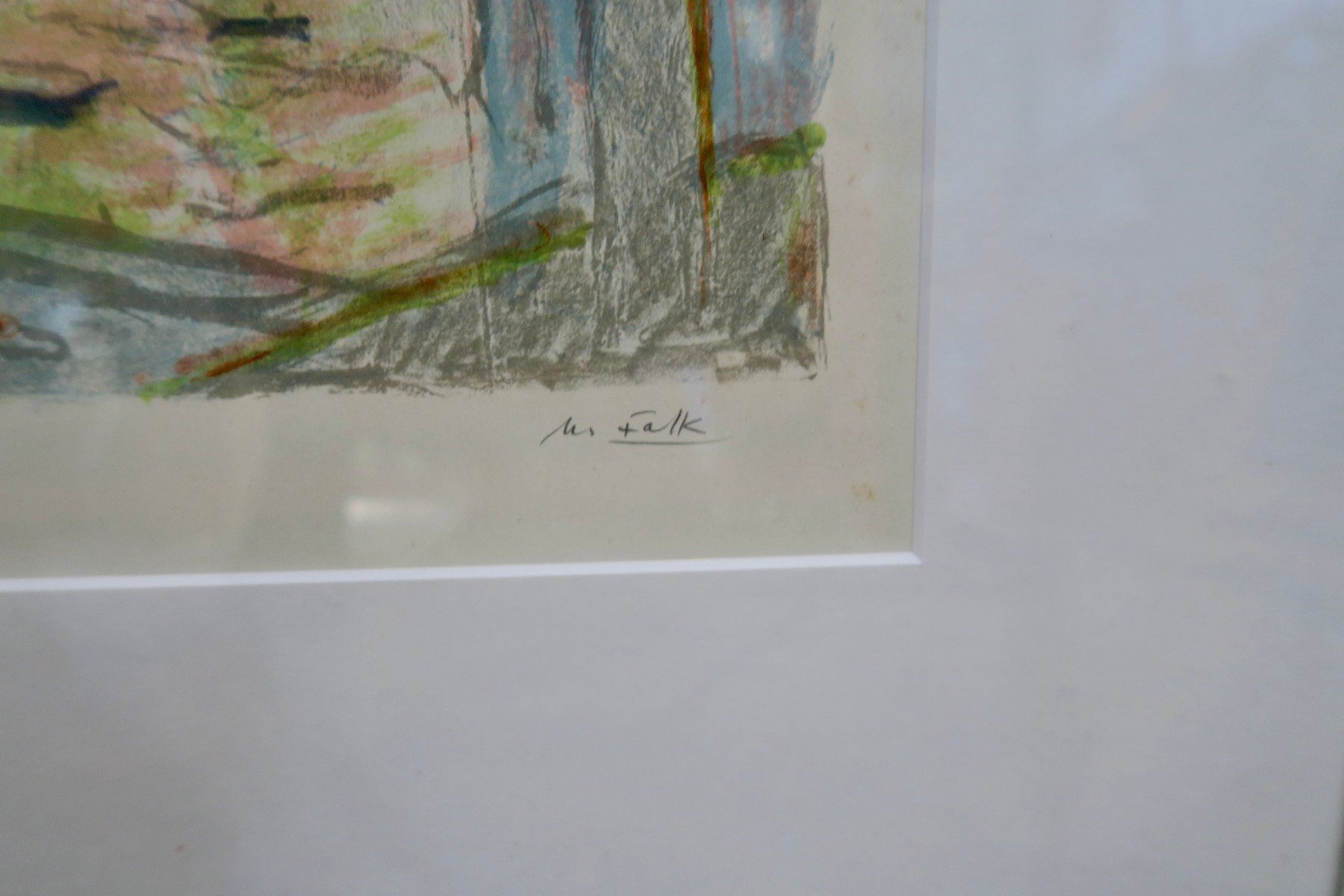 Grafica & Litografie: Hans Falk signierte Litho – Usato da Wädenswil venduto da Turusukko 1