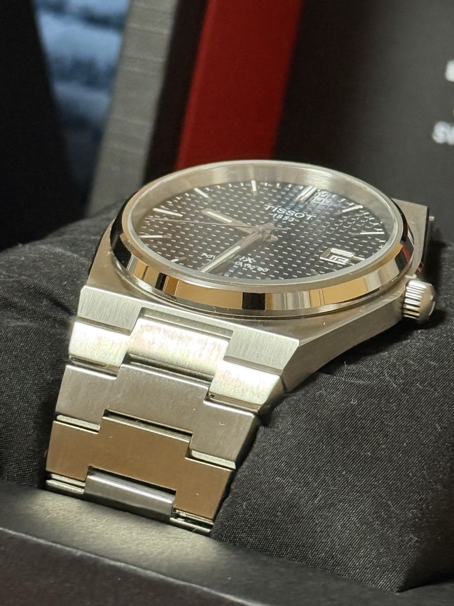 Powermatic Orologi: Tissot PRX Powermatic 80 ab 1Fr – Nuovo e nell'imballaggio originale da Wattwil venduto da SchweizIT