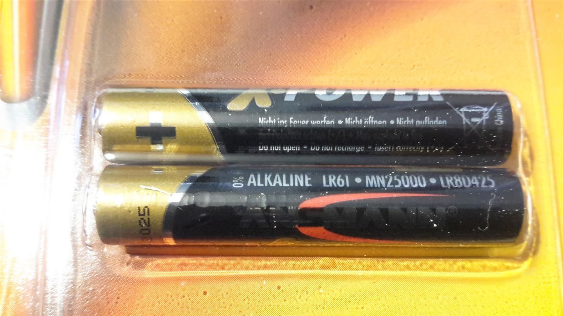 Caricatori & Batterie: Batterie Alkaline AAAA 2x, ANSMANN, 1.5V – Nuovo e nell'imballaggio originale da St. Gallen venduto da cointec 4
