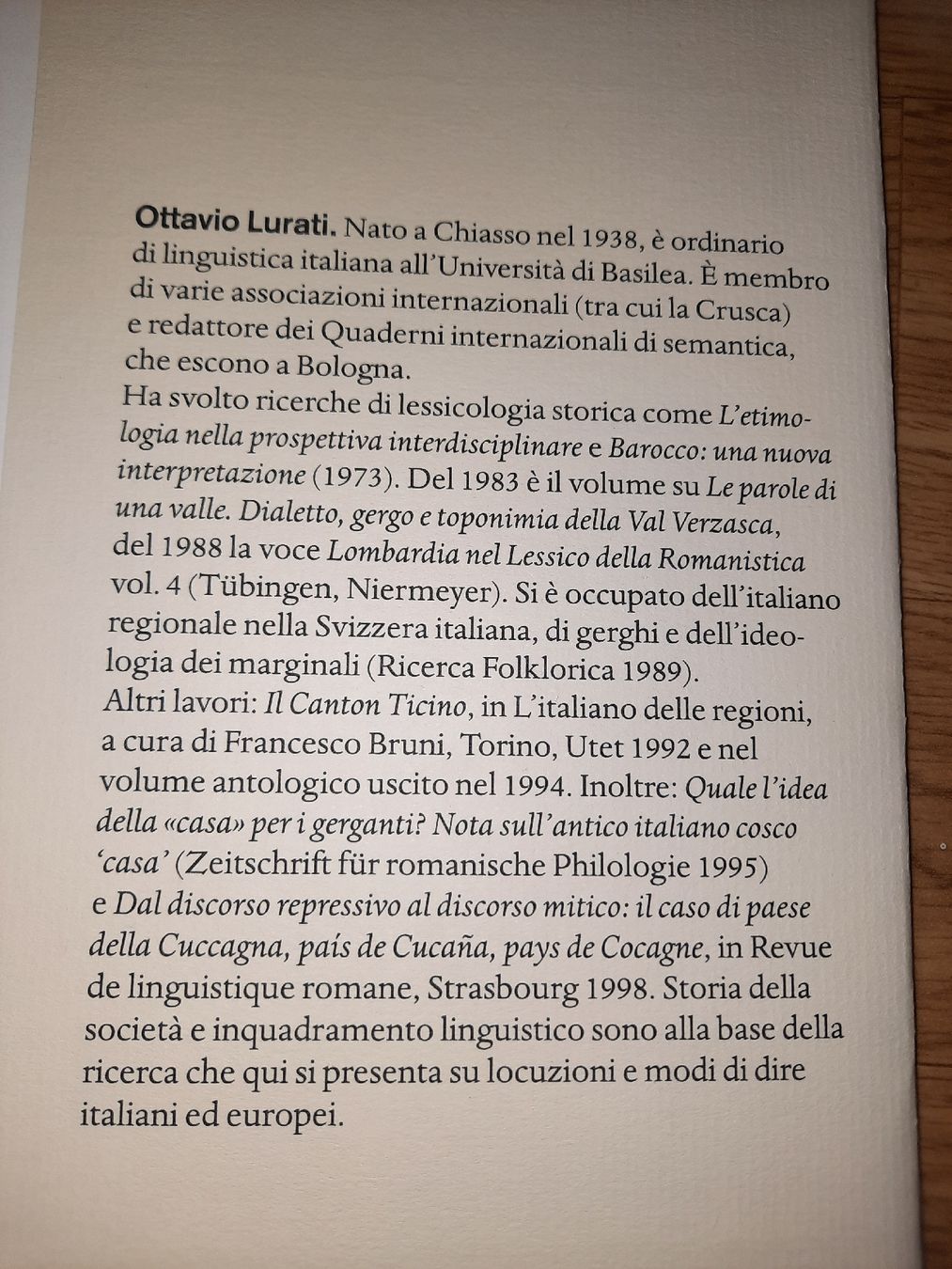 Libri: Modi di dire di Ottavio Lurati – Nuovo (secondo la descrizione) da Biasca venduto da Old_6blh 2