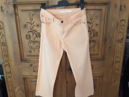 Damen Sommerhose Gr.38 Lachsfarbe ( 7/8 Länge)