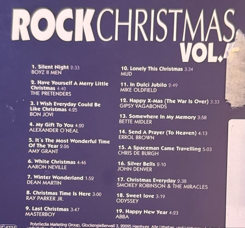4 x Rock Christmas X Mas Weihnachten CDs Advent (Gebraucht) in Sursee
