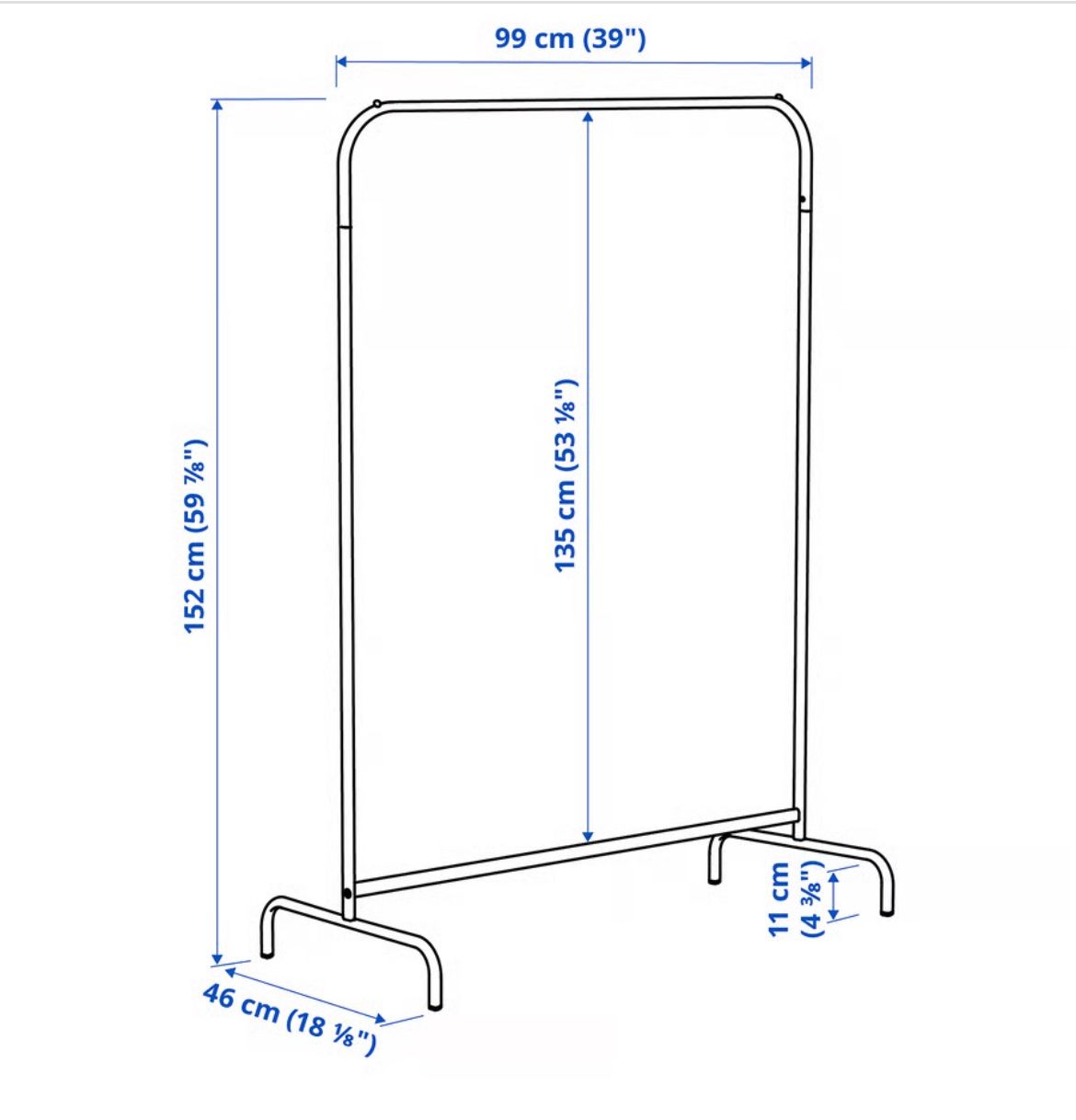 Ikea Garderobe: Kleiderstange Ikea, neuwertig – Neu (gemäss Beschreibung) aus Luzern von mhbob 1
