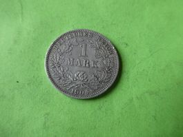 Dt. Reich 1904 E, 1 Silbermark
